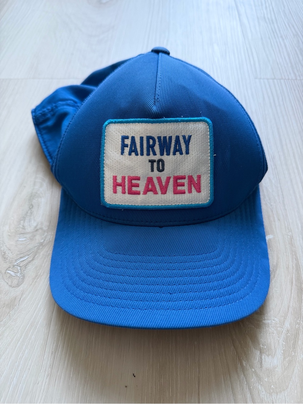 G/FORE Blue Trucker Cap with 'Fairway to Heaven' Patch